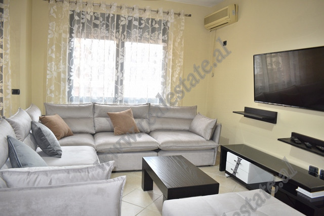 Two bedroom apartment for rent in the beginning of Qemal Stafa Street in Tirana.

It is situated o
